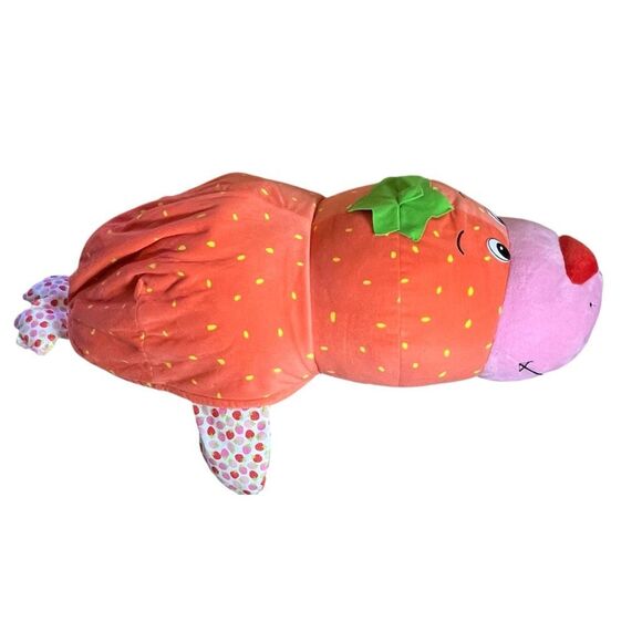 Flipazoo Orange Pop Penguin / Strawberry Seal Two In One Stuffed Toy - Picture 2 of 12